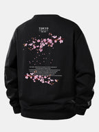 Relaxed Fit Sweatshirt with Tokyo Osaka Print