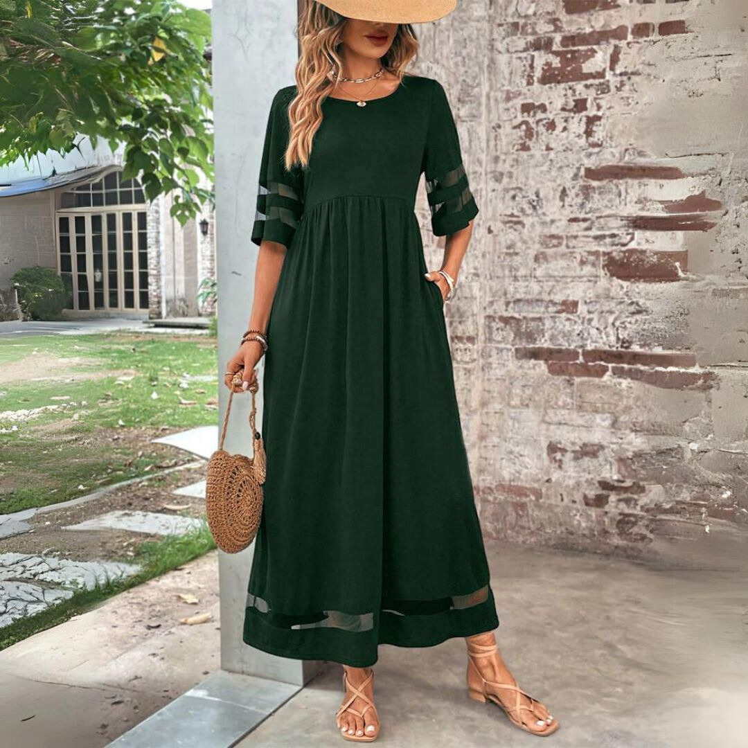 Aubrey™ – Figurbetontes Midi-Kleid mit Bauchbedeckung
