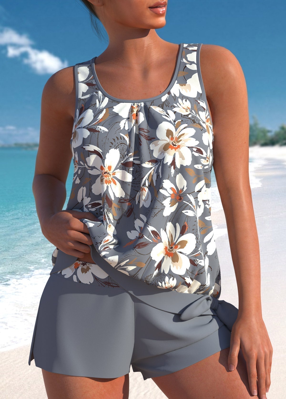 Helena | Elegantes Floral Tankini Set für Damen