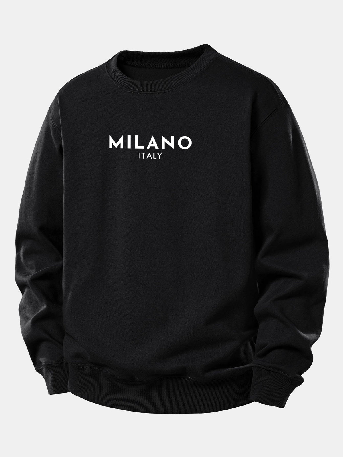 Relaxed Fit Sweatshirt mit Milano-Print
