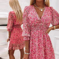 Sunna - Stilvolles Blumenkleid