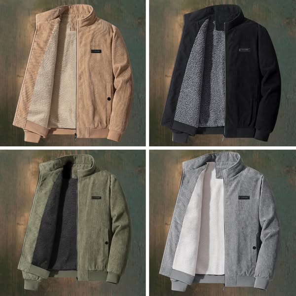 Udo - Fleece-Lined Cordjacke
