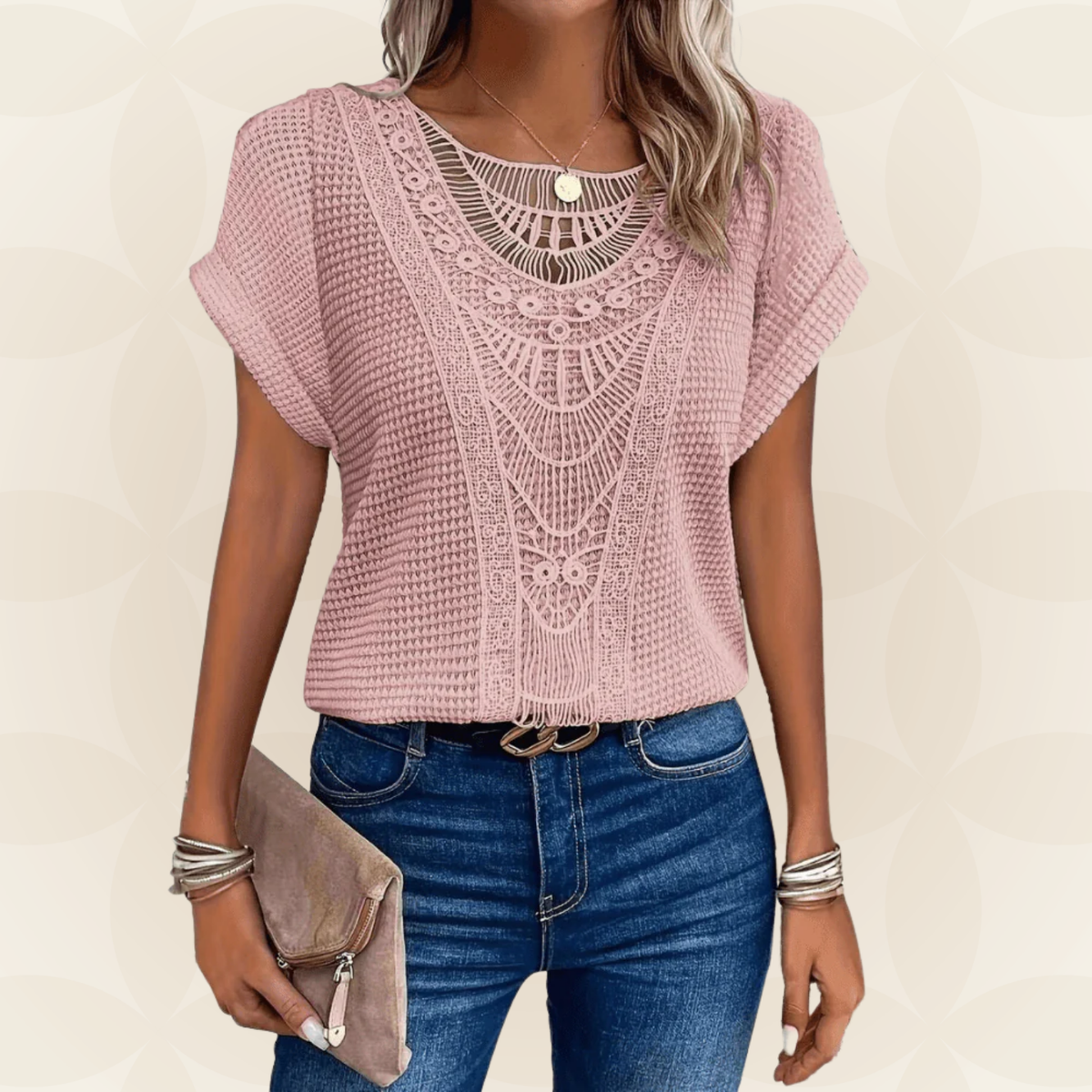 Sara | Elegante Spitzenbluse