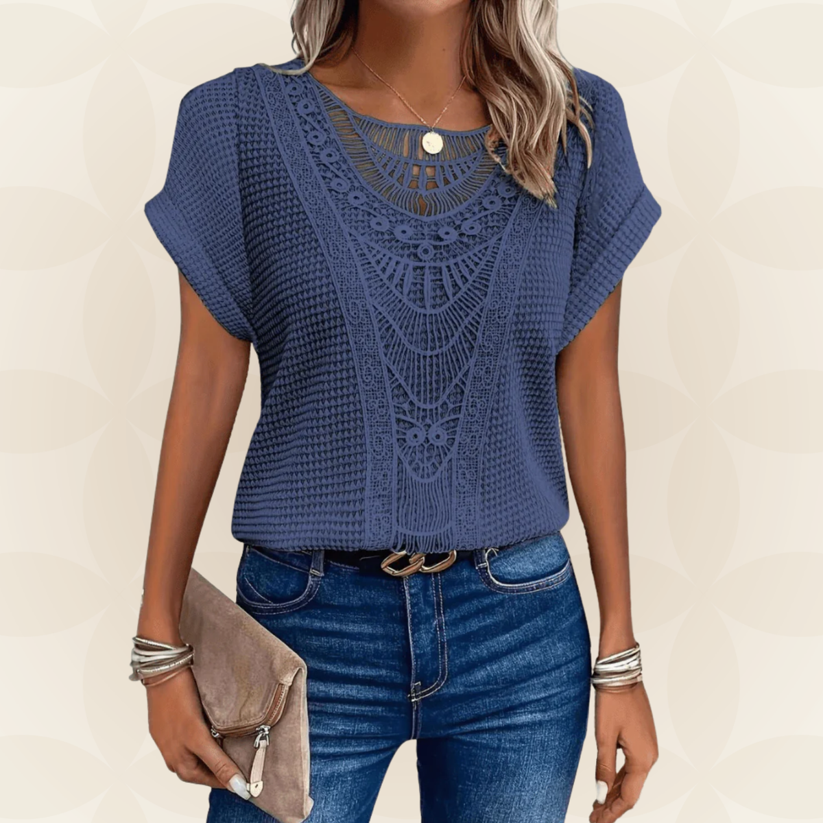 Sara | Elegante Spitzenbluse