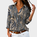 Zeitlose Paisley-Muster Charm Bluse
