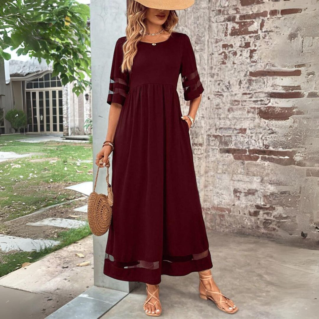 Aubrey™ – Figurbetontes Midi-Kleid mit Bauchbedeckung