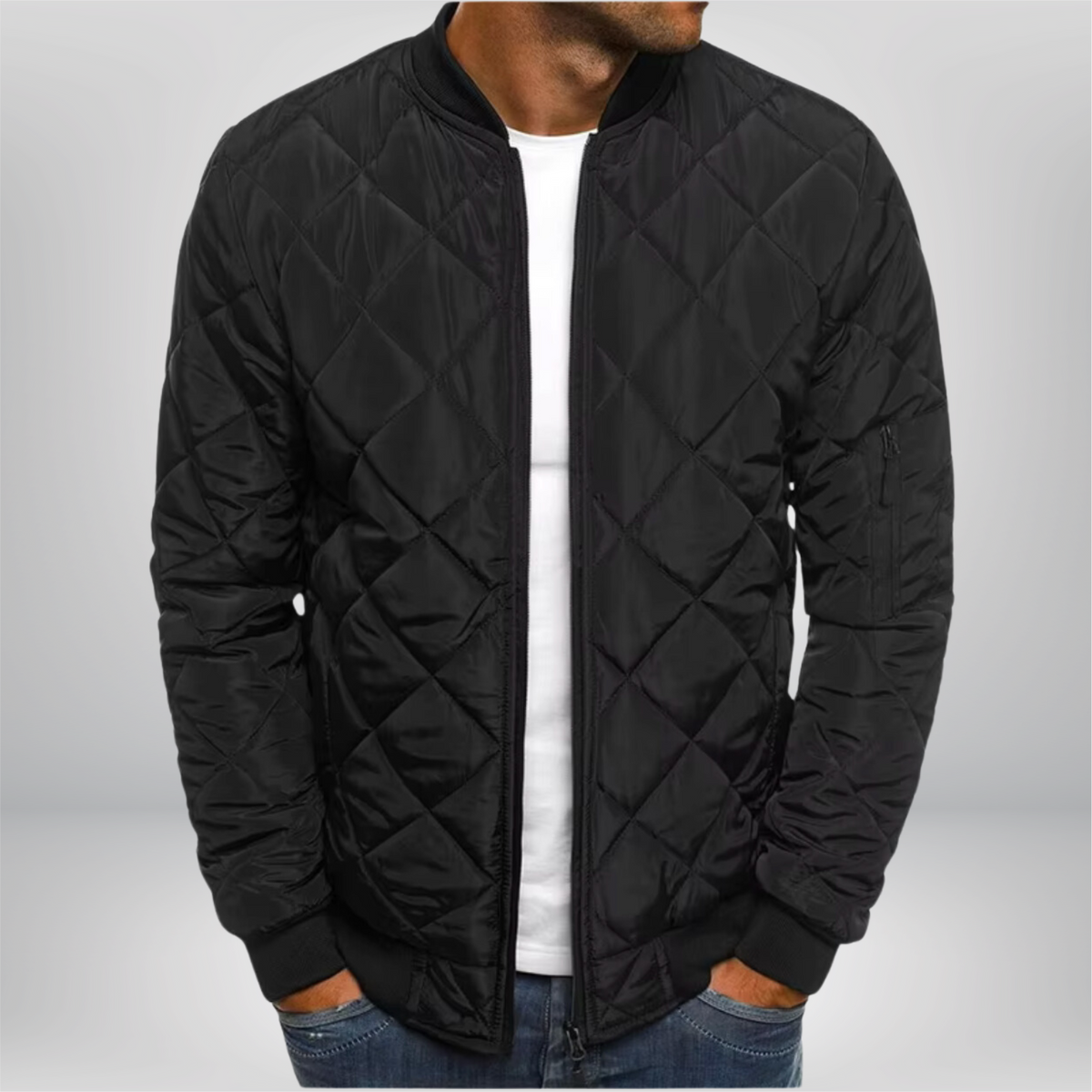 William™ - Luxe Quilted Bomber Jacket