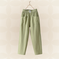 Margriet - Einfarbige Freizeit Hose aus Baumwolle und Leinen