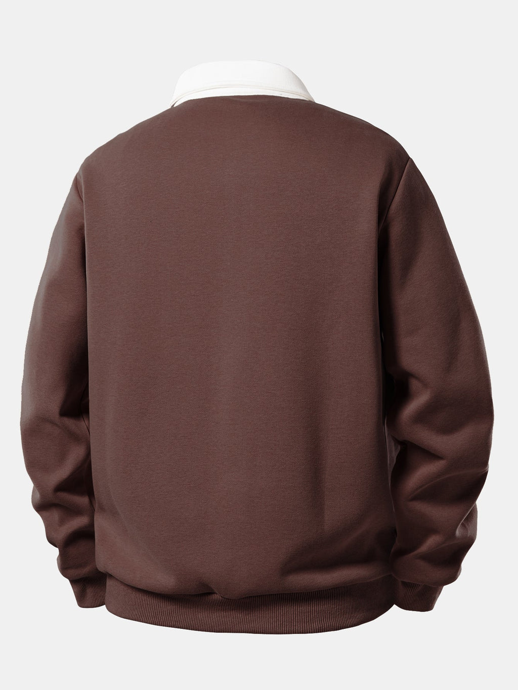 Contrast Collar Sweatshirt