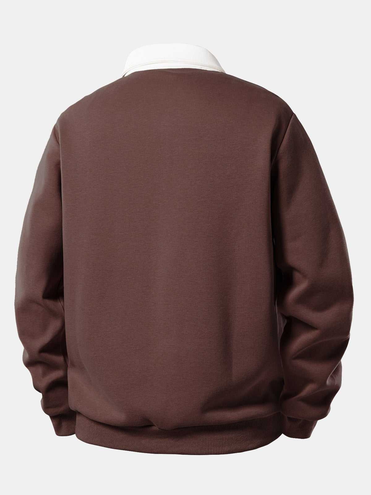 Contrast Collar Sweatshirt