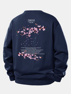 Relaxed Fit Sweatshirt with Tokyo Osaka Print