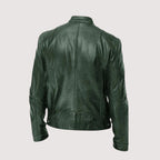 Massimo – Klassische Bikerjacke aus veganem Leder