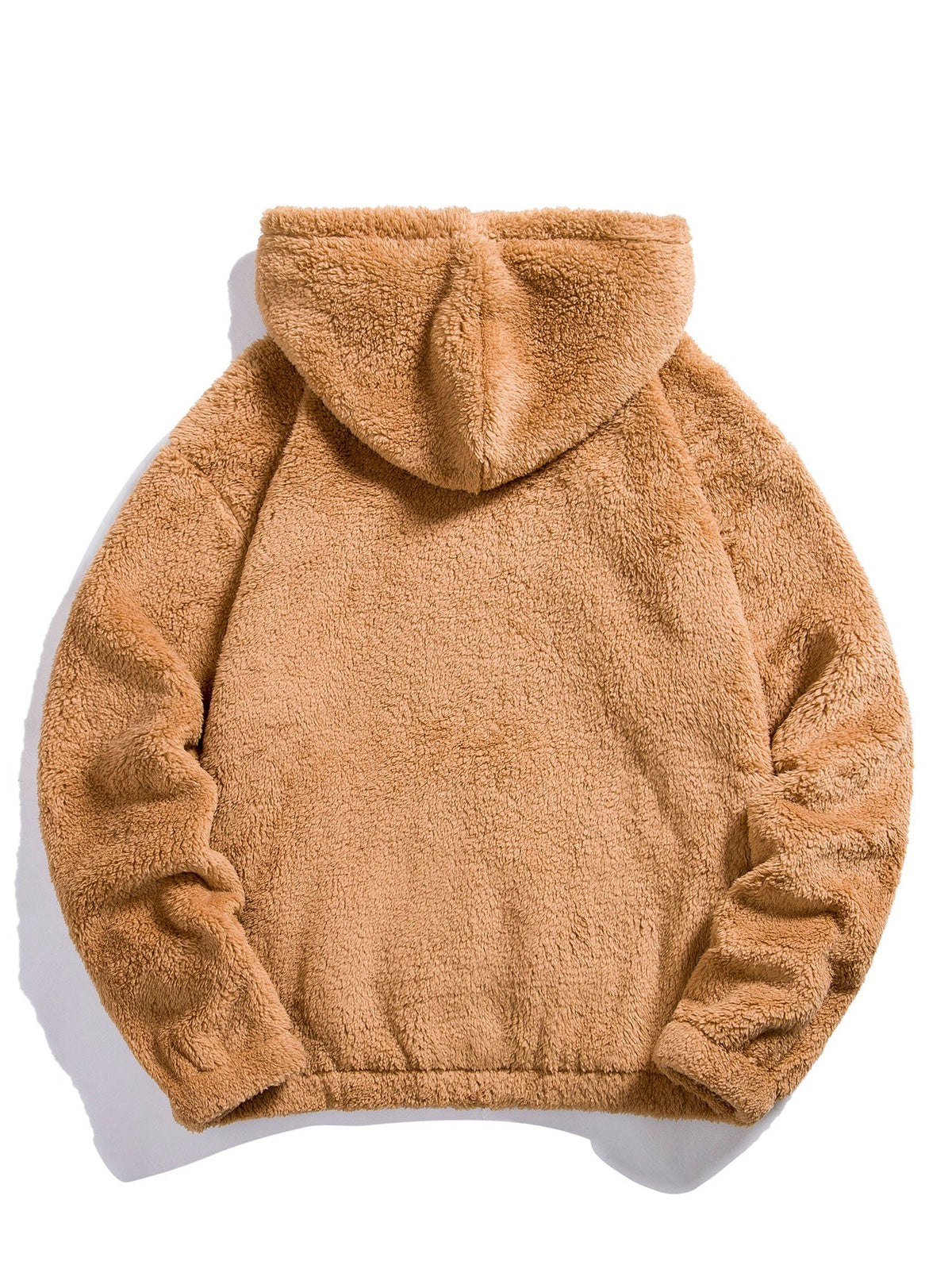 Bier Embroidered Patch Teddy Hoodie