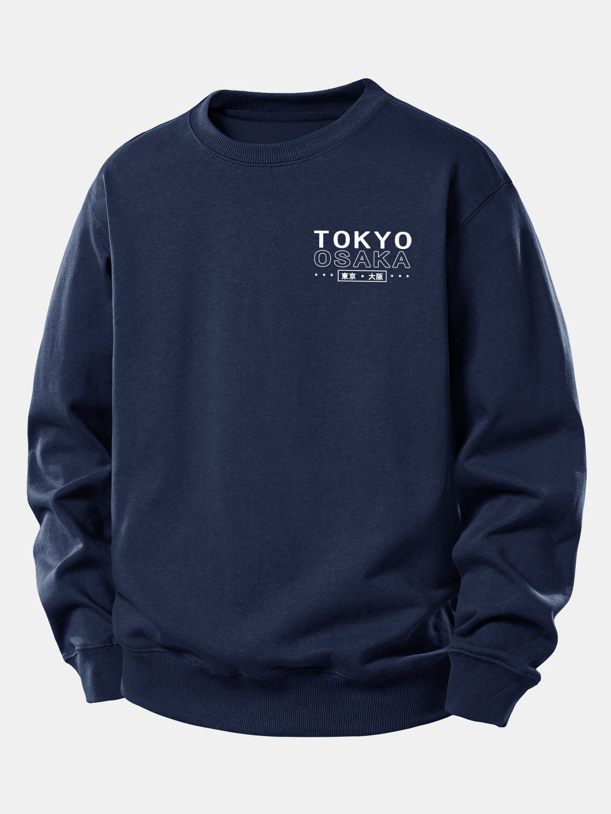 Relaxed Fit Sweatshirt with Tokyo Osaka Print