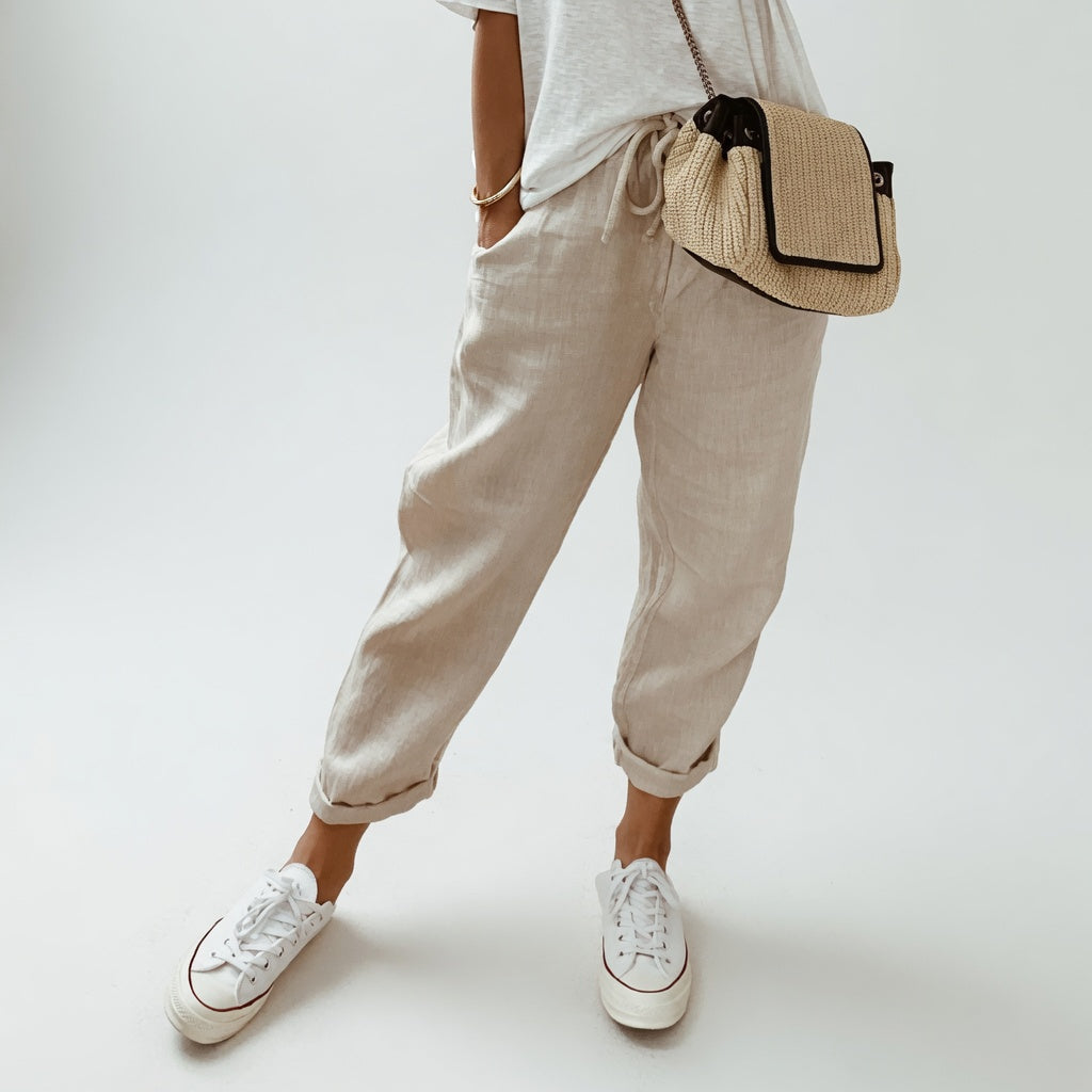 Lucie™ — Luftige Baumwoll-Leinen-Hose