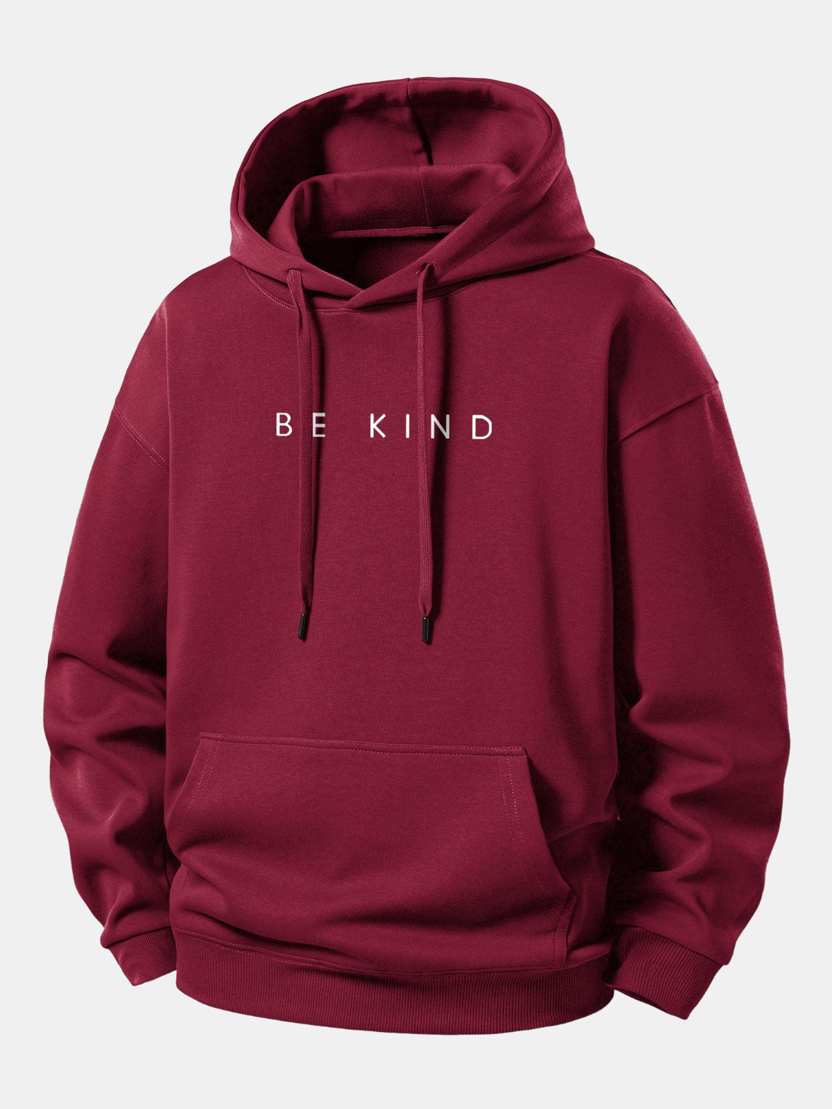 Freundlicher Druck Hoodie in lässiger Passform