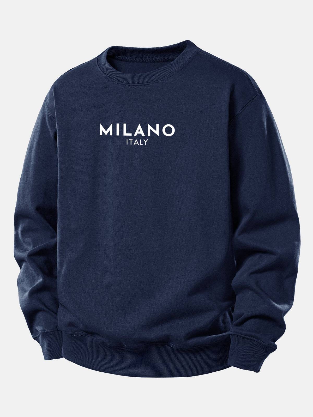 Relaxed Fit Sweatshirt mit Milano-Print