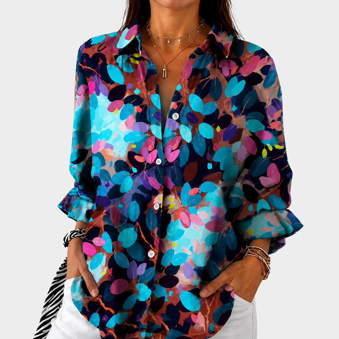 Twilight Garden Statement Top