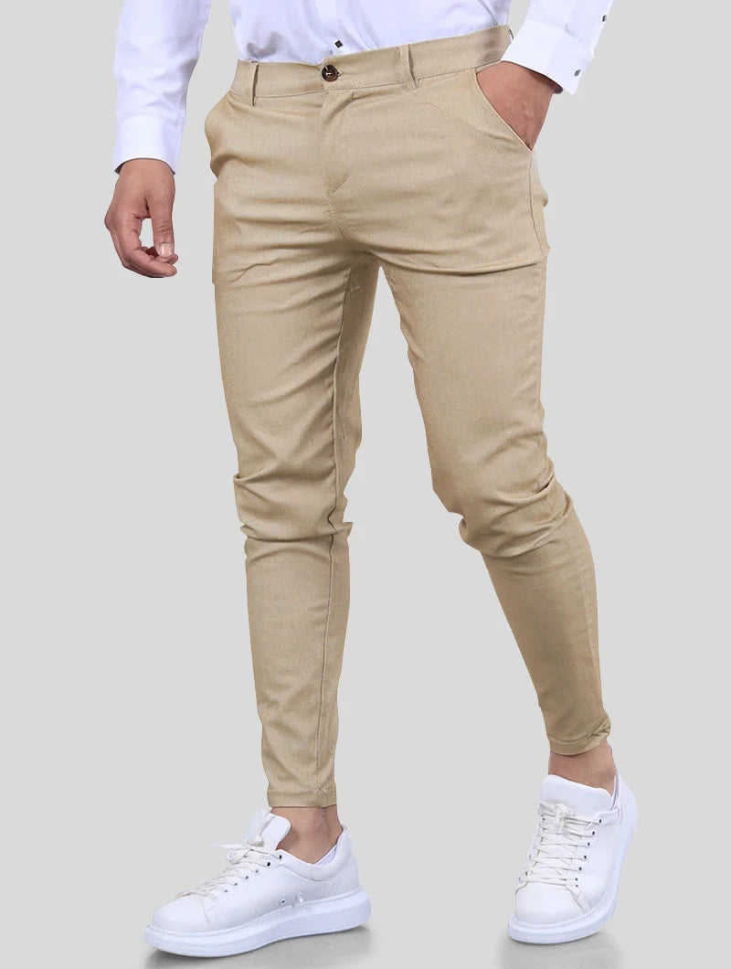 Kaki Noa Stretch Pants