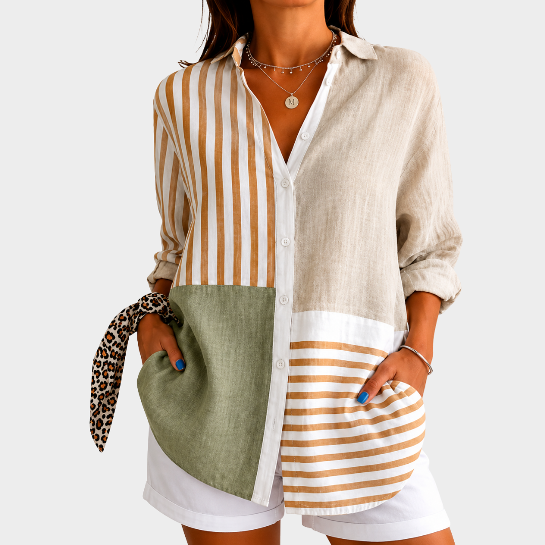 Patchwork Blouse by Kustharmonie