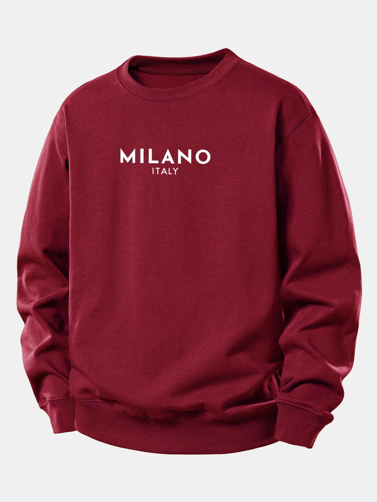 Relaxed Fit Sweatshirt mit Milano-Print