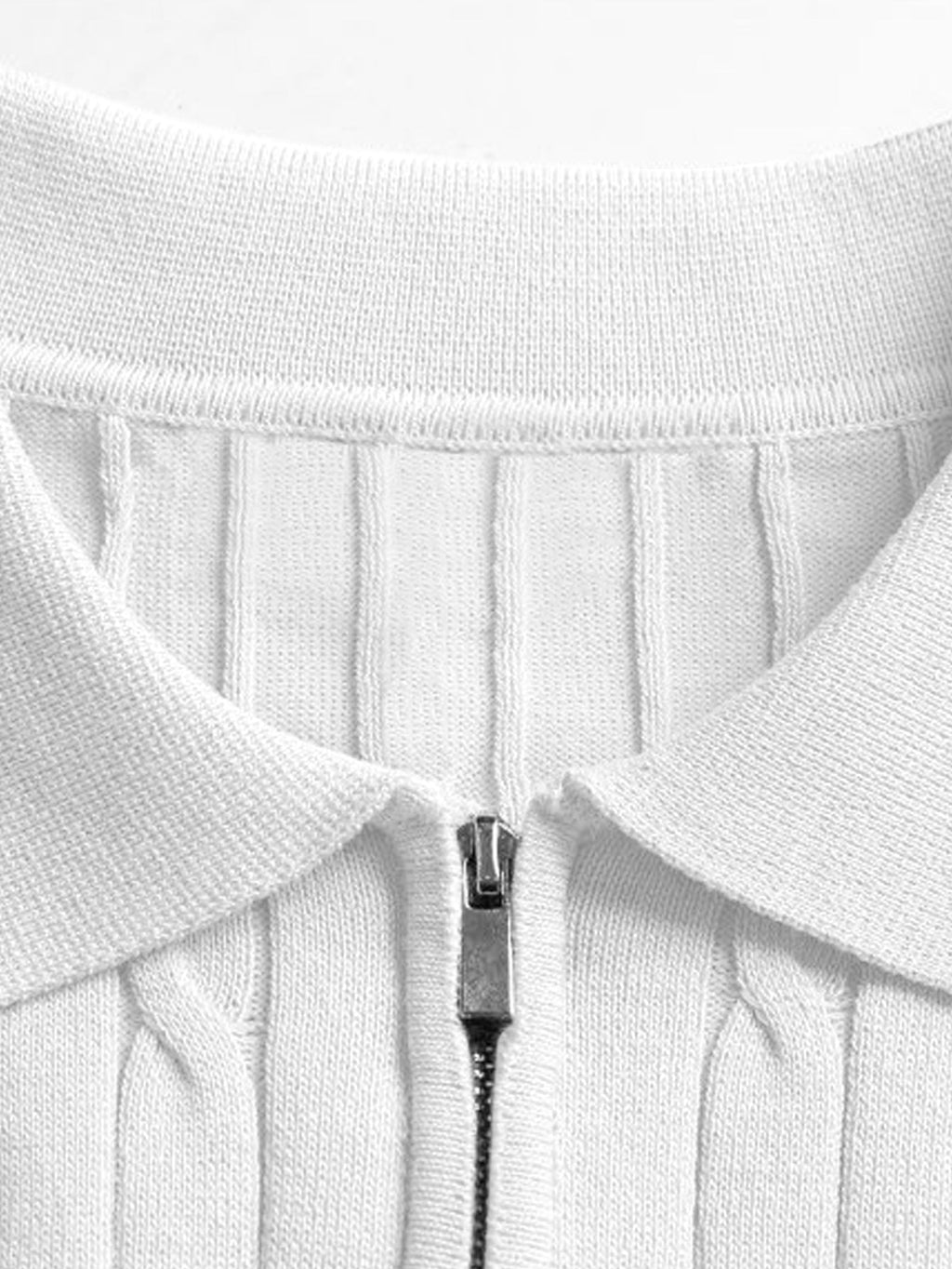 Twisted Jacquard Knit Polo & Slim Fit Tapered Pants