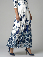 Celine | Midi-Kleid mit Wickelausschnitt