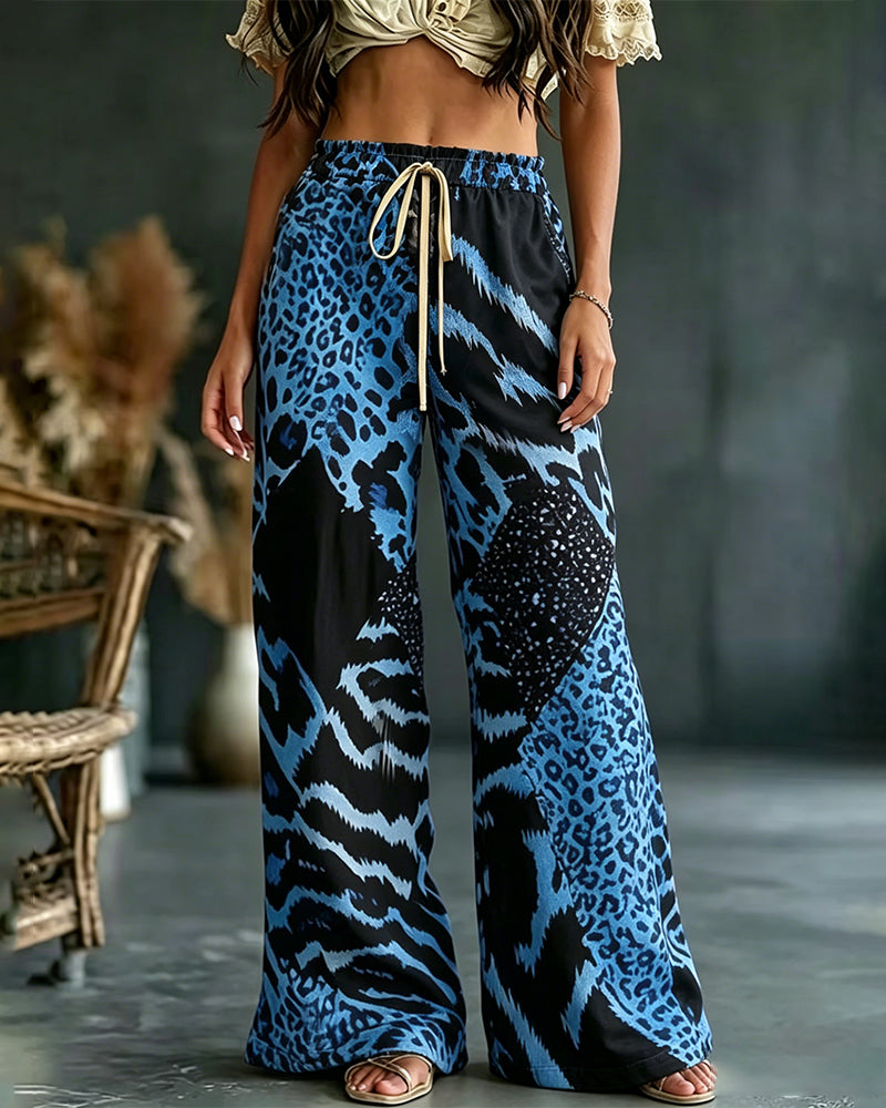 Christa | Komfortable Hose im Leopardenprint
