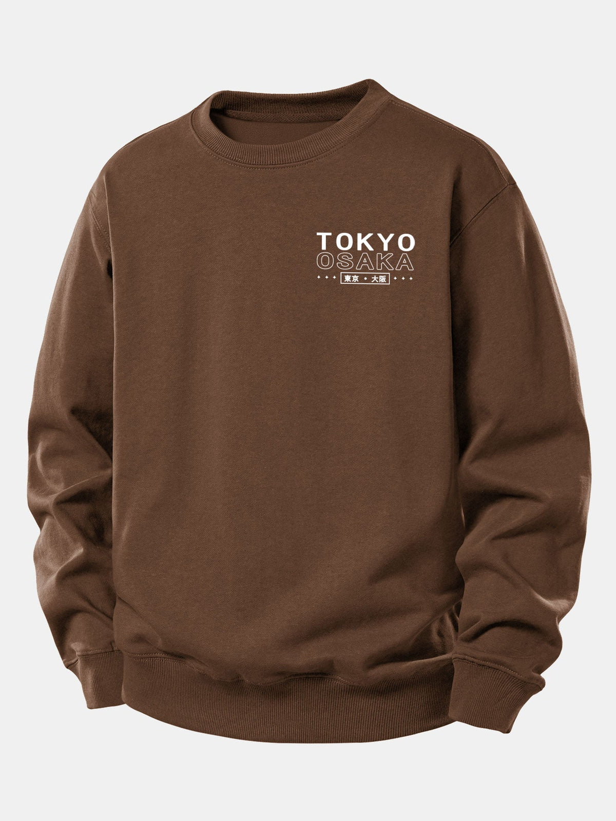 Relaxed Fit Sweatshirt with Tokyo Osaka Print