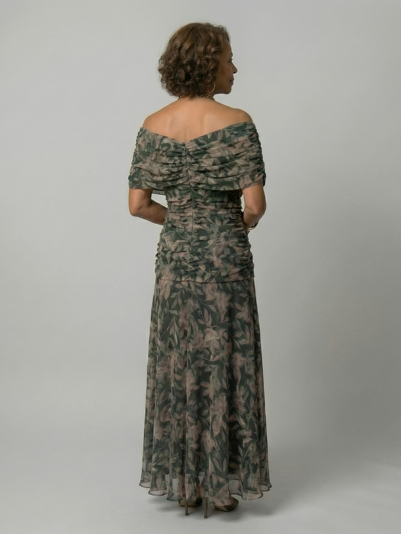 Calen | Off-Shoulder Flowing Midi Dress