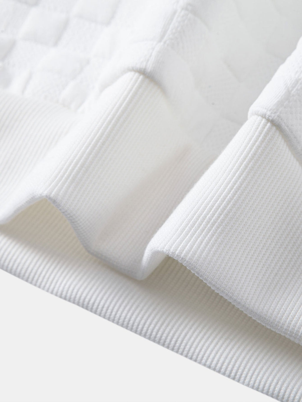 Jacquard Pullover mit Schachbrettmuster