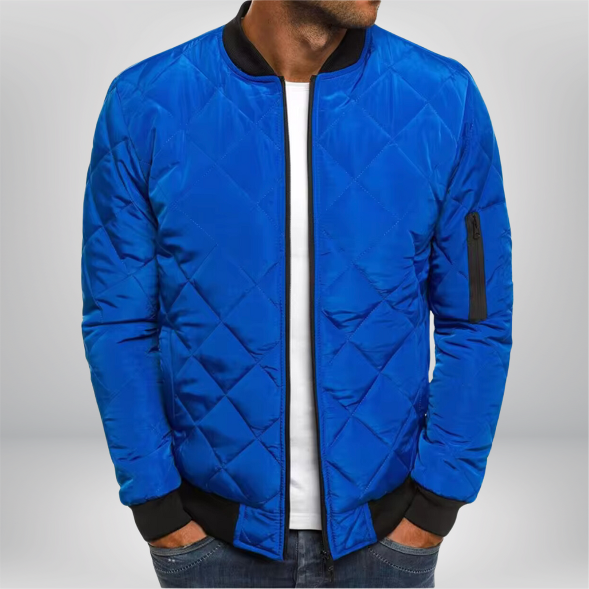 William™ - Luxe Quilted Bomber Jacket