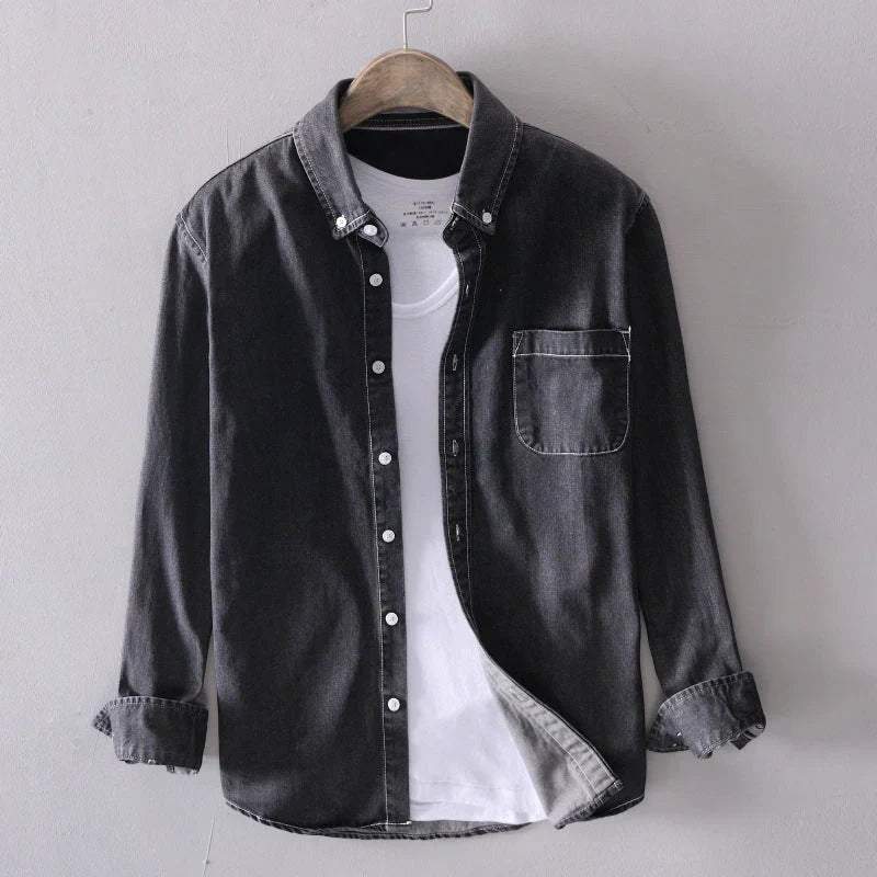 Piero | Luxe Denim Shirt