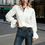 Marianne - Legere Bluse mit floralem Design