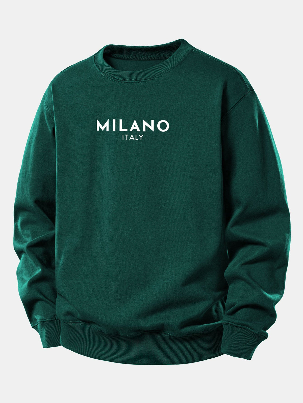 Relaxed Fit Sweatshirt mit Milano-Print