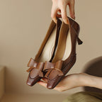 Célora Leather Strap Heels