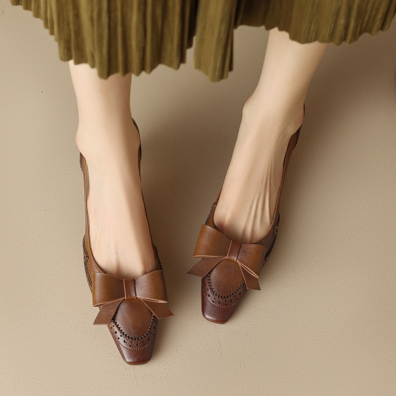 Célora Leather Strap Heels
