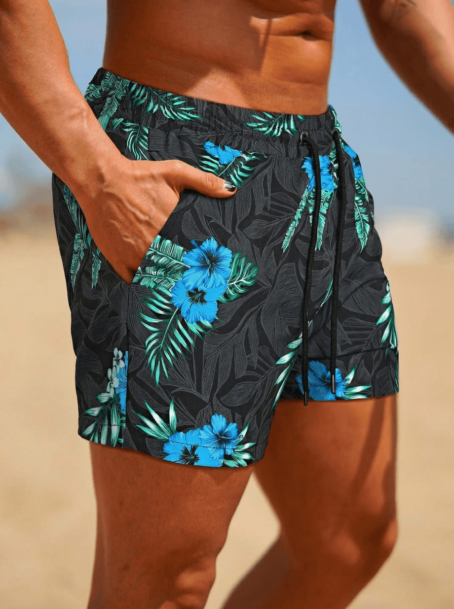 Mondeo Swim Shorts - Midnight Blossom