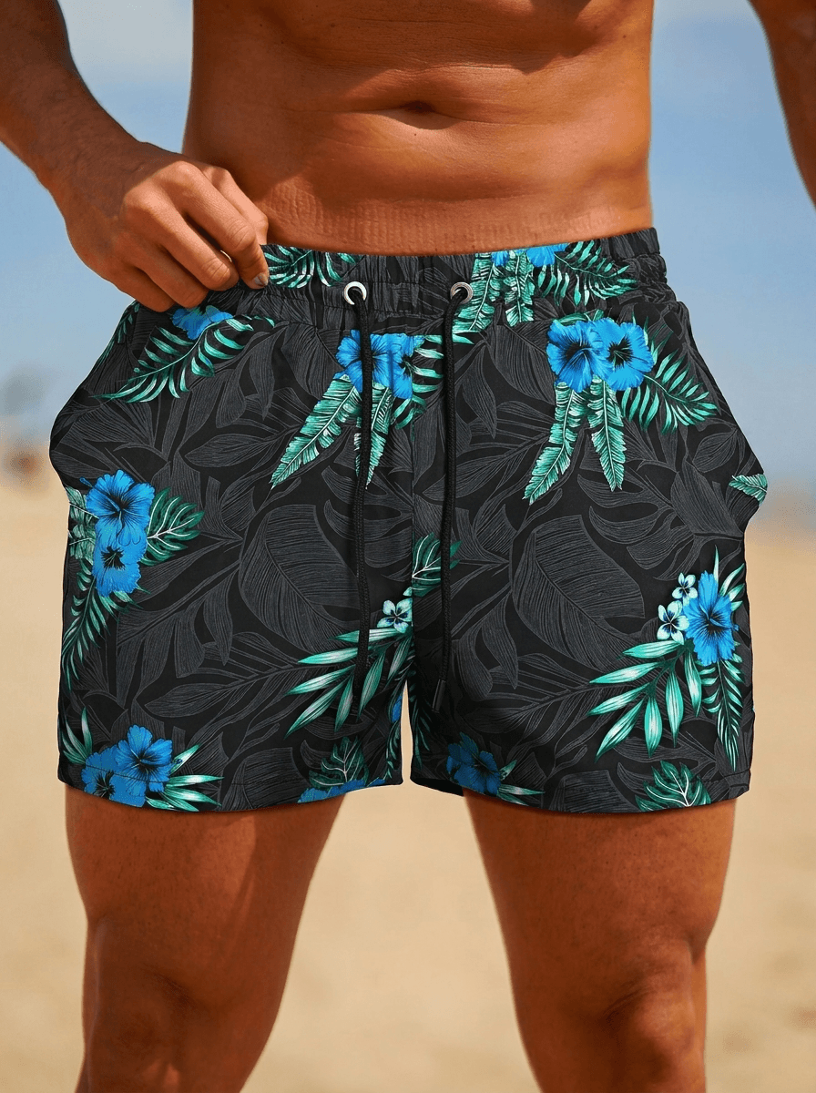 Mondeo Swim Shorts - Midnight Blossom