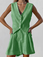 Sophia Cover Up Zweiteiliges Shorts-Set