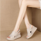 Deloria™ | Orthopedic Wedge Slingback Sandals