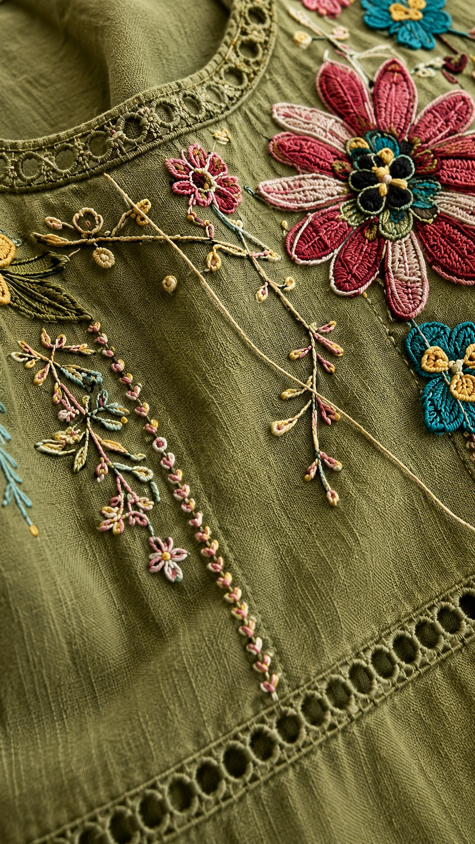 Babette | Vintage-Bluse im floralen Design