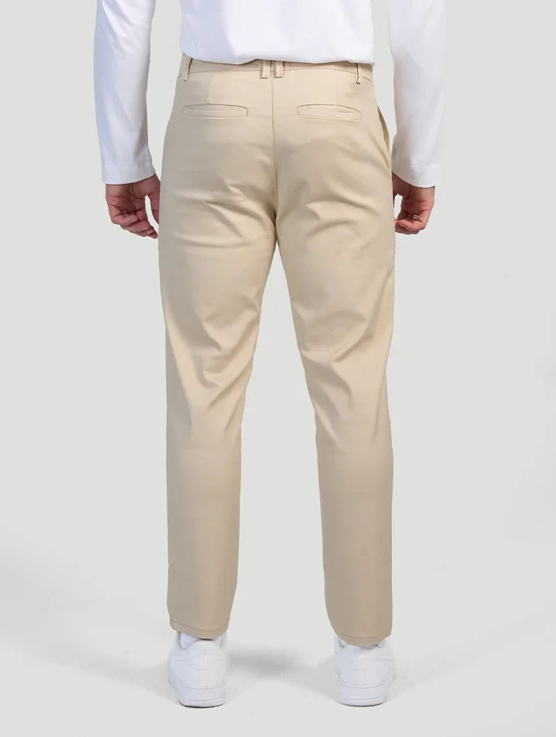 Beige Astino Stretch Trousers