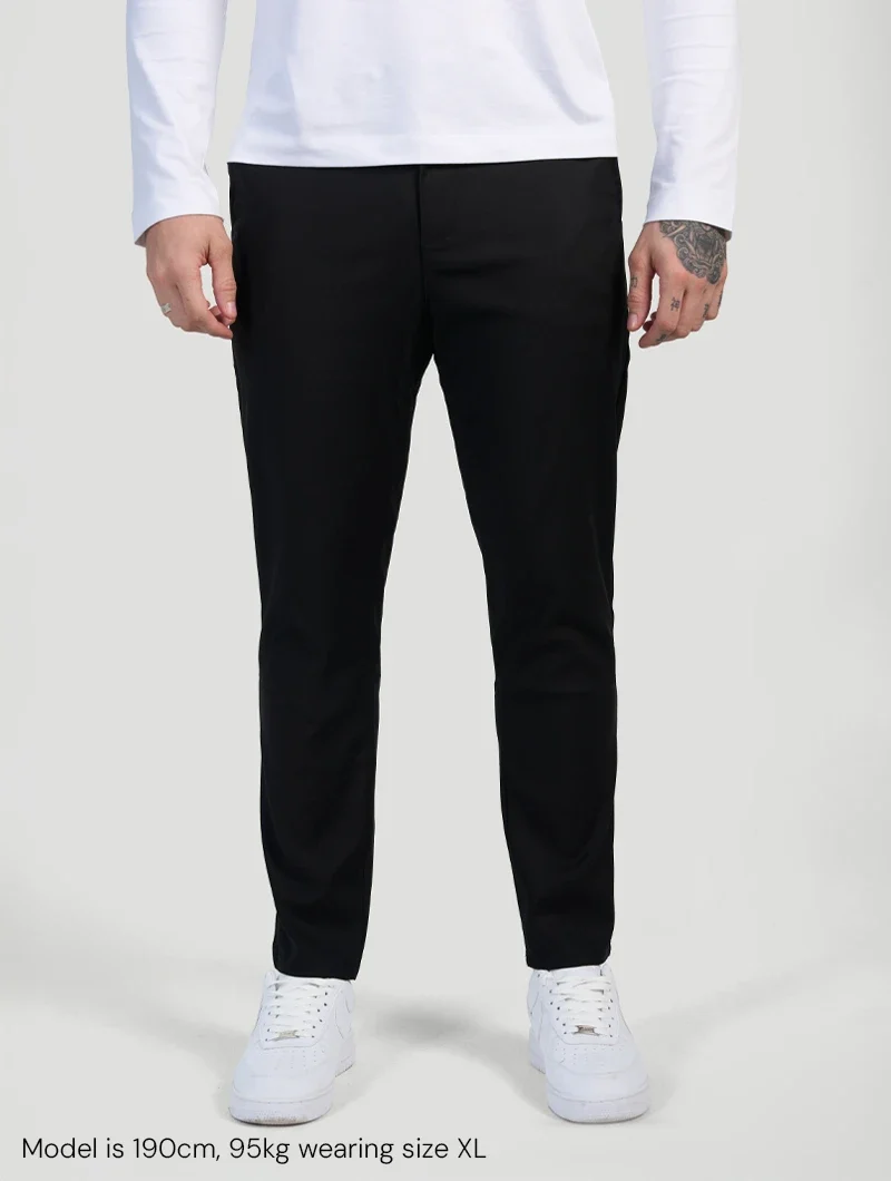 Astino Stretch Trousers - Black