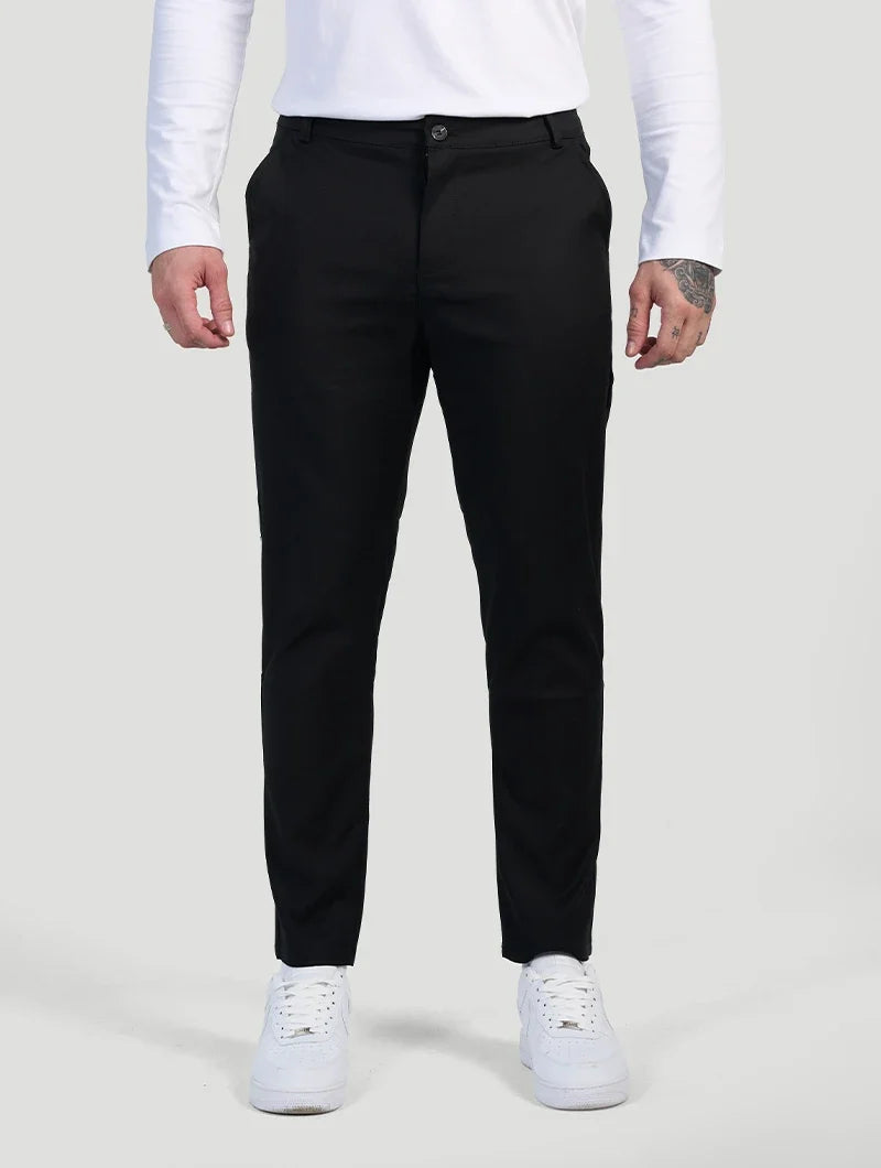 Astino Stretch Trousers - Black