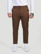 Astino Stretch Trousers - Brown