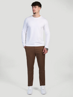 Astino Stretch Trousers - Brown
