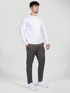 Astino Grau Stretch-Hosen
