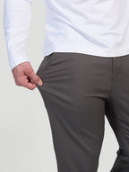 Astino Grau Stretch-Hosen