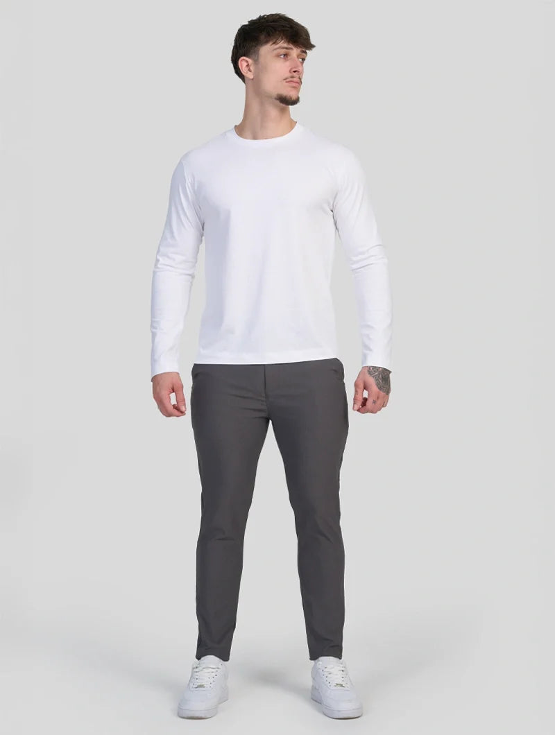 Noa Stretch Pants - Gray